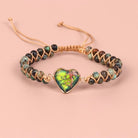 FuAttract Love & Balance Emperor Stone Wishful Heart Bracelet - African Turquoise Heart - image 18