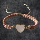 FuAttract Love & Balance Emperor Stone Wishful Heart Bracelet - Rose Quartz - image 19