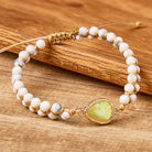 FuAttract Calm Communication & Emotional Balance White Turquoise Waterdrop Bracelet - image 2