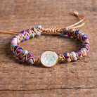 FuAttract Balance Grounding & Protection Natural Opal Amethyst Double Layer Woven Bracelet  - Purple Imperial Jasper - image 11