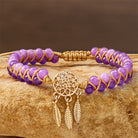 FuAttract Peace Harmony & Calm Natural Amethyst Dreamcatcher Bracelet - image 1