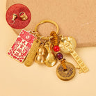 FuAttract Luck Protection & Prosperity Alloy Chinese Zodiac Keychain  - Rabbit - image 3