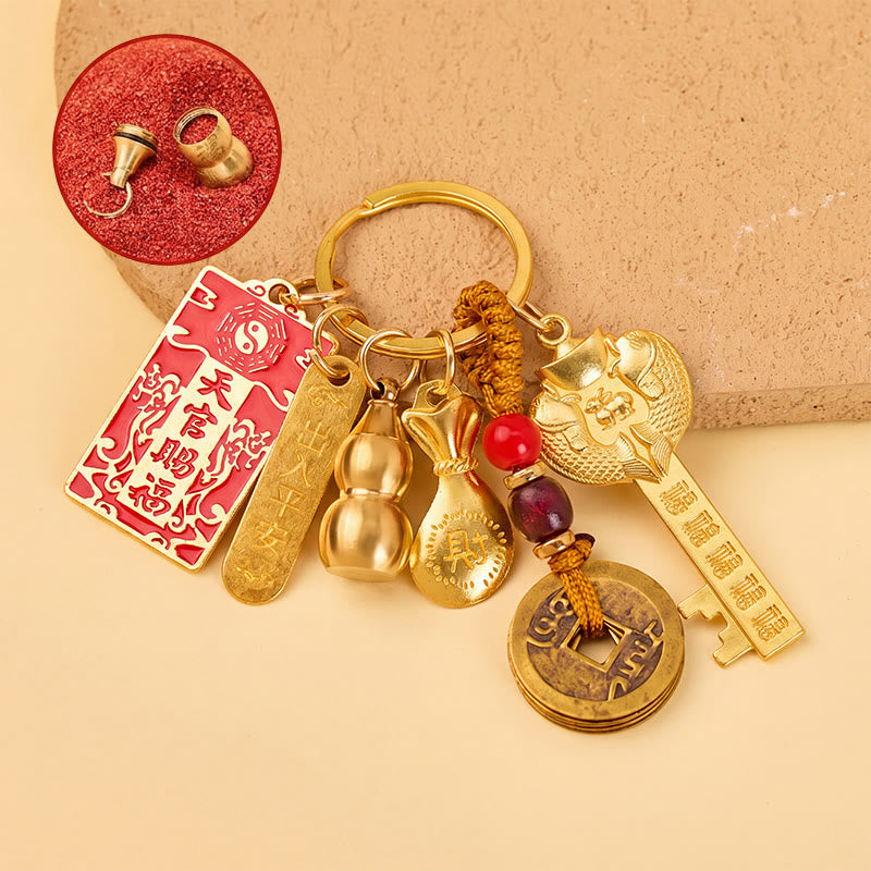 FuAttract Luck Protection & Prosperity Alloy Chinese Zodiac Keychain  - Rabbit - image 3