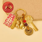 FuAttract Luck Protection & Prosperity Alloy Chinese Zodiac Keychain  - Dragon - image 4
