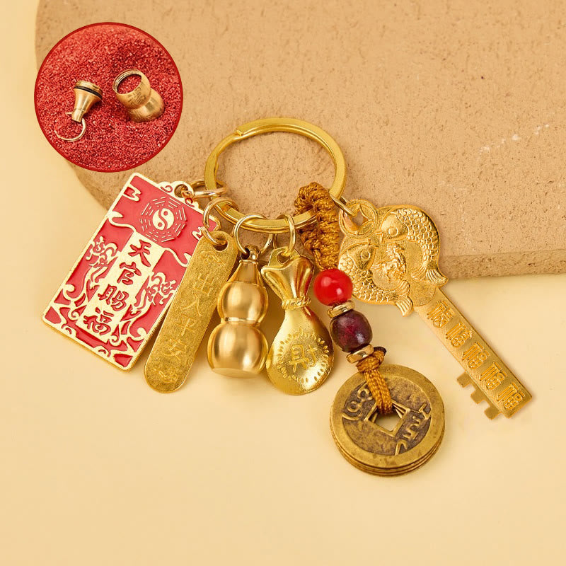 FuAttract Luck Protection & Prosperity Alloy Chinese Zodiac Keychain  - Horse - image 6