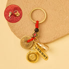 FuAttract Luck Wealth & Protection Chinese Zodiac Fortune Money Bag Car Keychain - Rat - image 4