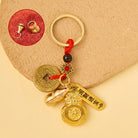 FuAttract Luck Wealth & Protection Chinese Zodiac Fortune Money Bag Car Keychain - Horse - image 6