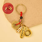 FuAttract Luck Wealth & Protection Chinese Zodiac Fortune Money Bag Car Keychain - Snake - image 5