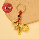FuAttract Luck Wealth & Protection Chinese Zodiac Fortune Money Bag Car Keychain - Dog - image 10