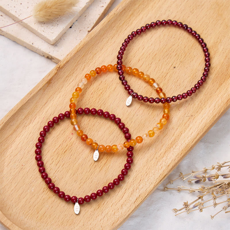FuAttract Courage Confidence & Passion Aries Zodiac Triple Layer Beaded Astrology Bracelet - image 2
