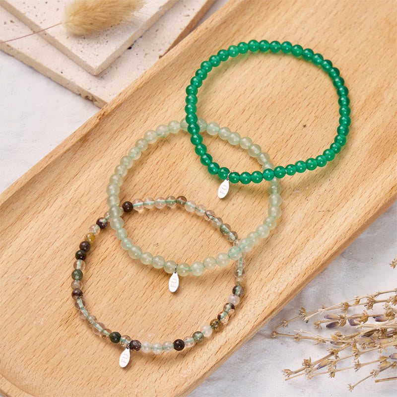 FuAttract Wealth Growth & Stability Taurus Zodiac Triple Layer Beaded Astrology Bracelet  - image 2