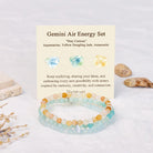 FuAttract Communication Clarity & Harmony Gemini Zodiac Three Layer Beaded Bracelet - image 1