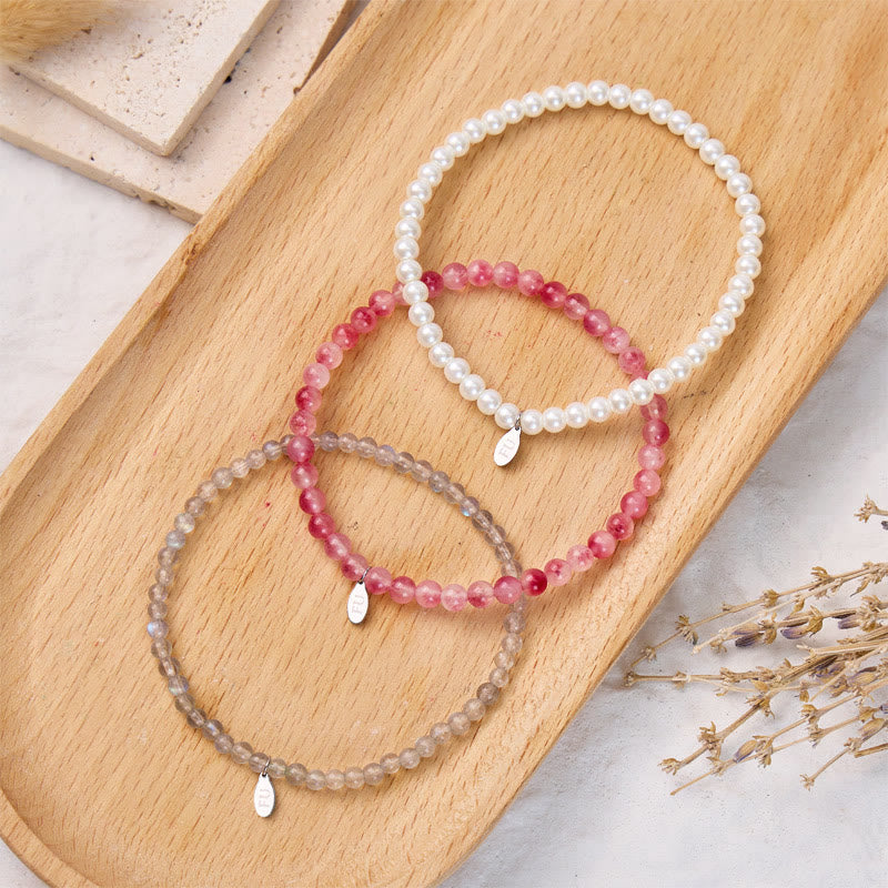 FuAttract Love Emotional Balance & Harmony Cancer Zodiac Three Layer Beaded Bracelet - image 2
