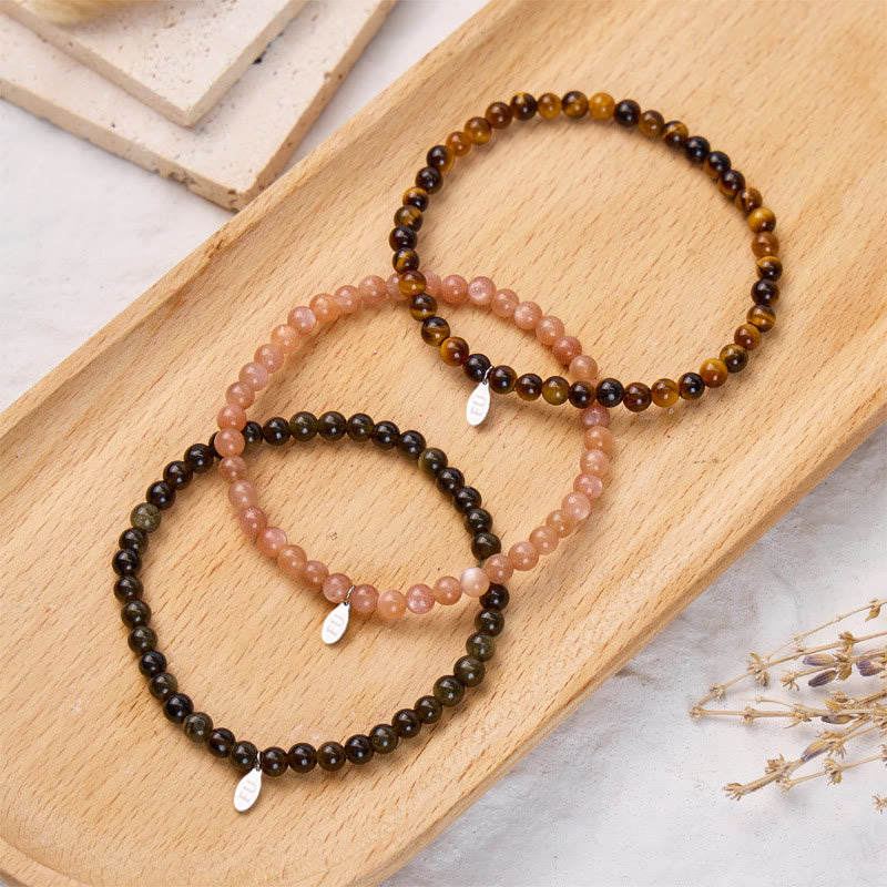 FuAttract Confidence Strength & Leadership Leo Zodiac Triple Layer Astrology Bracelet - image 2