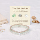 FuAttract Balance Focus & Protection Virgo Zodiac Triple Wrap Beaded Bracelet - image 1