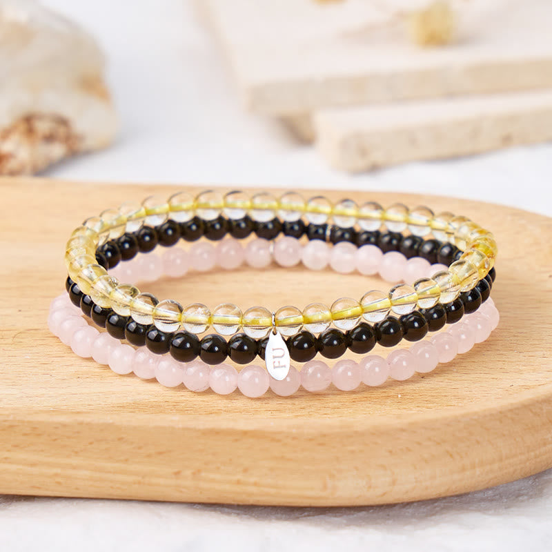 FuAttract Protection Passion & Transformation Scorpio Zodiac Triple Layer Beaded Bracelet Astrology Jewelry Gift - Scorpio - image 0