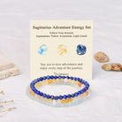 FuAttract Wisdom Freedom & Balance Sagittarius Zodiac Triple Wrap Jewelry Beaded Bracelet  - image 1