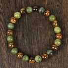 FuAttract Confidence Growth & Wealth Natural Tiger Eye Green Aventurine Bracelet - image 2