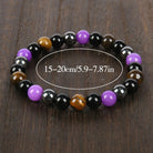 FuAttract Protection Strength & Confidence Tiger Eye Amethyst Healing  Bracelet - image 4