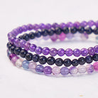 FuAttract Creativity Clarity & Innovation Aquarius Zodiac Three Layer Crystal Beaded Bracelet - image 3