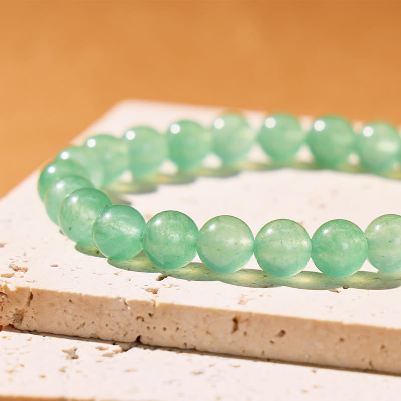FuAttract Luck Prosperity & Blessing Natural Green Aventurine Bracelet With Fu Charm  - image 6