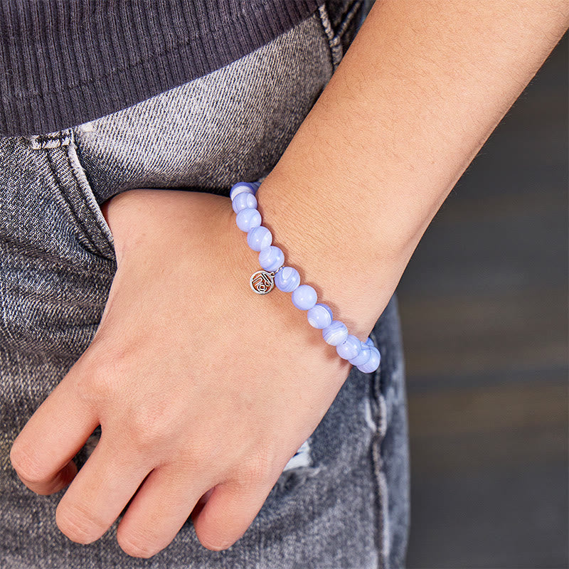 FuAttract Harmony Protection & Good Fortune Purple Agate Fu Pendant Bracelet - image 4