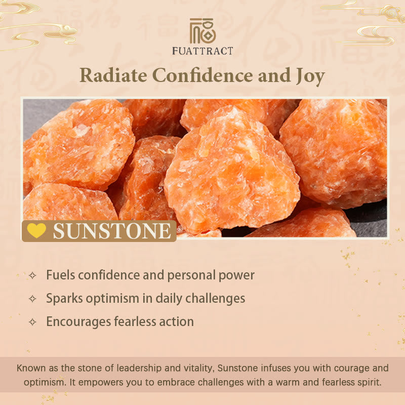 FuAttract Confidence Success & Positive Energy Sunstone Bracelet - image 8