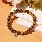FuAttract Confidence Protection & Prosperity Tiger Eye  Bracelet With Fu Charm - image 3