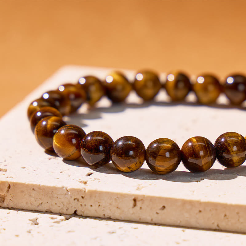 FuAttract Confidence Protection & Prosperity Tiger Eye  Bracelet With Fu Charm - image 6