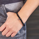 FuAttract Protection Wealth & Prosperity Golden Obsidian Bead Fu Symbol Charm Bracelet - image 4