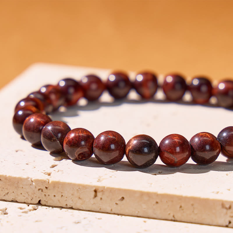 FuAttract Motivation Courage & Good Fortune Red Tiger's Eye Fu Charm Bracelet - image 6