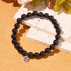 FuAttract Protection Grounding & Prosperity Black Obsidian Fu Pendant Bracelet - image 2