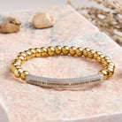 FuAttract Always My Grandmother Forever My Friend Amazonite Tube Engraved Bracelet - Stainless Steel - Silver - image 20