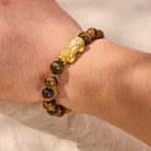 FuAttract Wealth Confidence & Protection Natural Yellow Tiger Eye Bracelet With Pixiu - image 3