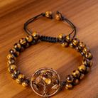FuAttract Growth Balance & Connection Rainbow Crystal Bead Tree of Life Bracelet - Tiger’s Eye - image 14