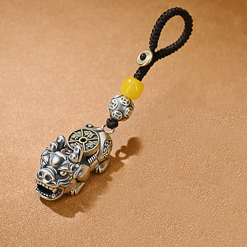 FREE Today: Fortune-Attracting Pixiu Amulet – Handcrafted Metal Protection Necklace - Pixiu Keychain - image 13