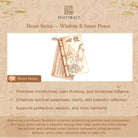 FuAttract Protection Prosperity & Blessing Brass Heart Sutra Five Emperor Coins Keychain - image 3