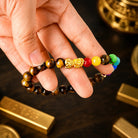 FuAttract Wealth Protection & Abundance Tiger Eye Pixiu Six Crystal Bead Bracelet - image 5