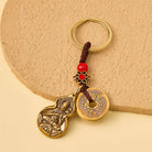 FuAttract Protection Prosperity & Blessing Brass Heart Sutra Five Emperor Coins Keychain - Mahasthamaprapta Heart Sutra Plaque - image 12