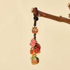 FuAttract Wealth Luck & Prosperity God of Wealth Taotie Beast Woven Rope Keychain - image 7