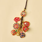 FuAttract Wealth Luck & Prosperity God of Wealth Taotie Beast Woven Rope Keychain - image 11