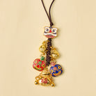 FuAttract Wealth Luck & Prosperity God of Wealth Taotie Beast Woven Rope Keychain - image 14