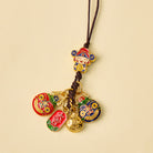 FuAttract Wealth Luck & Prosperity God of Wealth Taotie Beast Woven Rope Keychain - image 17