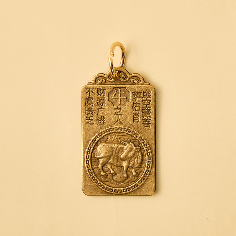 FuAttract Brass Chinese Zodiac Hundred Blessings Jar Guardian Buddha Five Emperor Coins Calabash Keychain - image 11