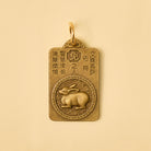 FuAttract Brass Chinese Zodiac Hundred Blessings Jar Guardian Buddha Five Emperor Coins Calabash Keychain - image 15