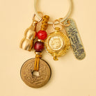 FuAttract Wealth Prosperity & Good Fortune Chinese Zodiac Treasure Bowl Keychain - image 1