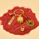 FuAttract Wealth Prosperity & Good Fortune Chinese Zodiac Treasure Bowl Keychain - image 3