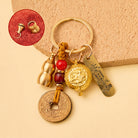 FuAttract Wealth Prosperity & Good Fortune Chinese Zodiac Treasure Bowl Keychain - Goat - image 23