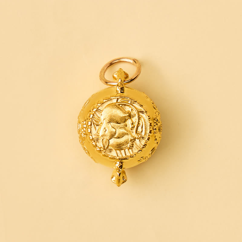 FuAttract Wealth Prosperity & Good Fortune Chinese Zodiac Treasure Bowl Keychain - image 10
