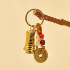 FuAttract Wealth Success & Achievement Brass Chinese Zodiac Abacus Lucky Keychain - image 2